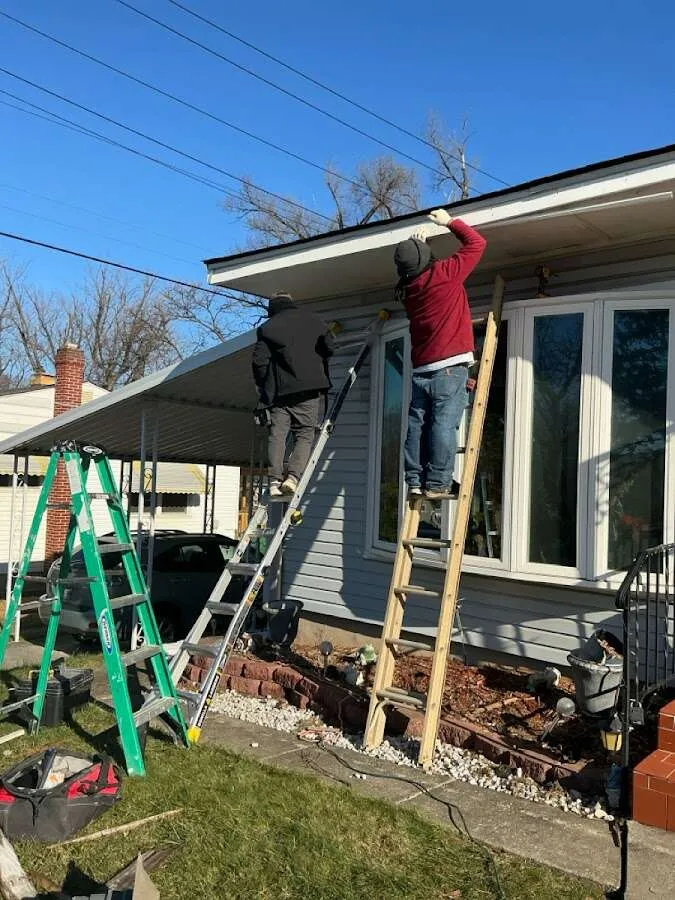 Restoration crew performing exterior repair in Scappoose